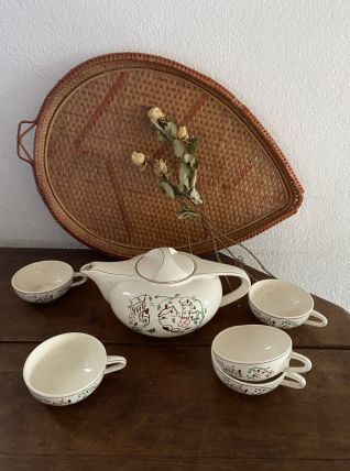 Service à thé Salins France années 60.