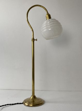 ANCIENNE LAMPE DE BUREAU COL DE CYGNE VINTAGE 