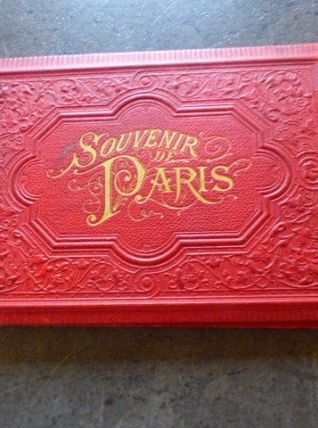 souvenirs de Paris 1900 livret en accordéon