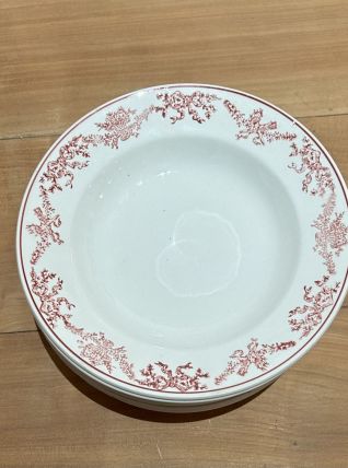 Assiettes creuses Longwy 