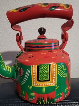 Théière indienne aluminium 