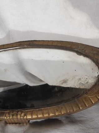 Centre de table Art déco plateau miroir