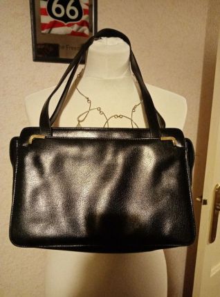 sac a main cuir vintage