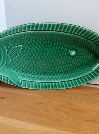 Plat poisson zoomorphe Sarreguemines