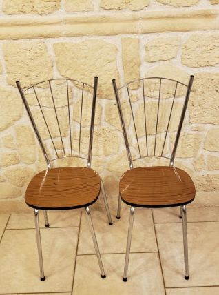 Paire de chaises vintage 1970