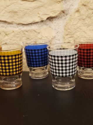 Série de 6 verres à liqueur années 60 