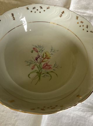 Assiettes creuse soupière et legumierporcelaine ADP