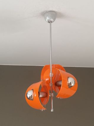 Lustre Spoutnik. 1970. Plexiglas orange.