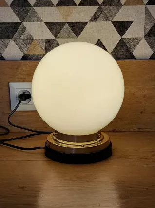 Lampe opaline 