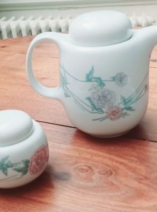 Service à thé Hutschenreuther Tavola Leonard Paris. Décor Al