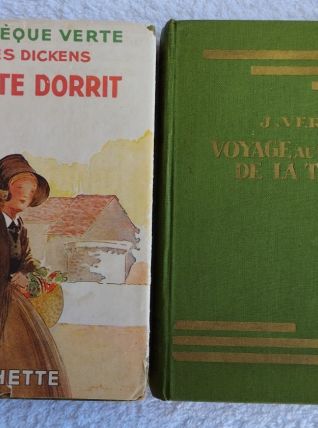 Lot 2 Livres anciens  Hachette Bibliothèque Verte 1938* 1948