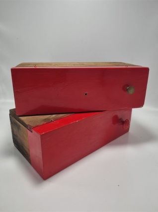 Duo de boîtes en bois