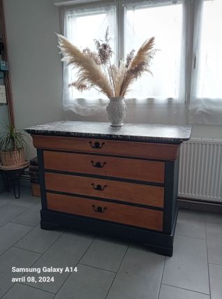 Commode Louis Philippe relookée 