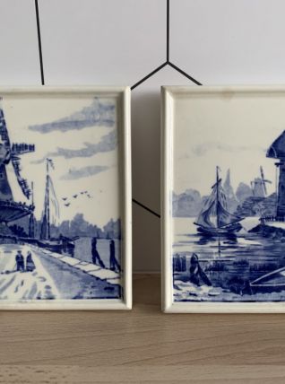 Carreaux de faïence -Bleu Delft