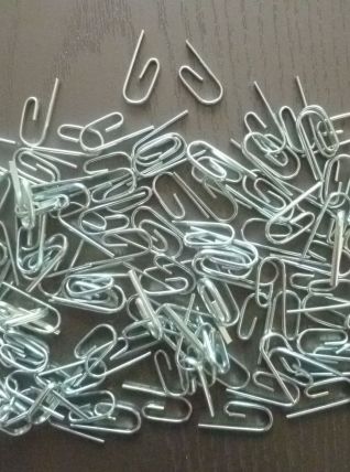 crochets pour rideaux métal inoxydable