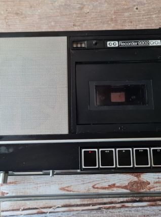 magnétophone à cassettes cc recorder 9202