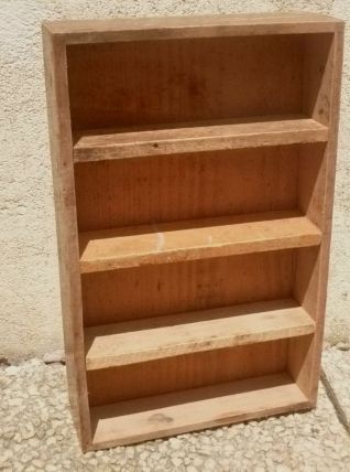 Casier en bois atelier , vintage