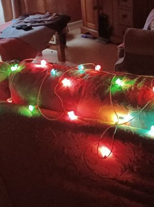 Noël guirlande lumineuse vintage Années 60 à 50 ampoules 