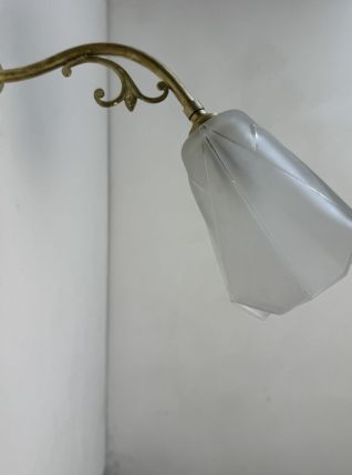 APPLIQUE ANCIENNE ART-DECO « DEGUE » VINTAGE