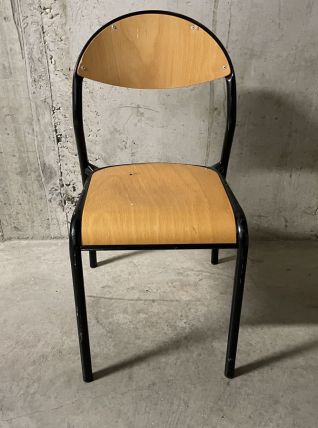 Chaise d’école années 80