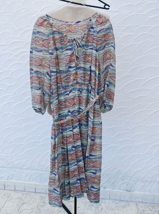 Robe longue d'été vintage