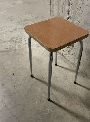 Tabouret en formica années 70