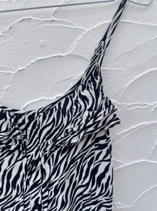 Top short décor tigre H&amp;M vintage