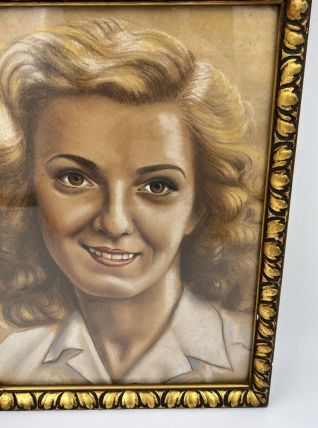 Portrait vintage d'une femme
