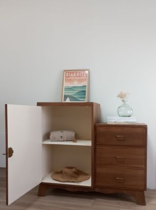Commode asymétrique mid century