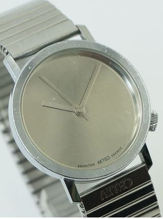 Montre miroir AKTEO quartz argent unisexe