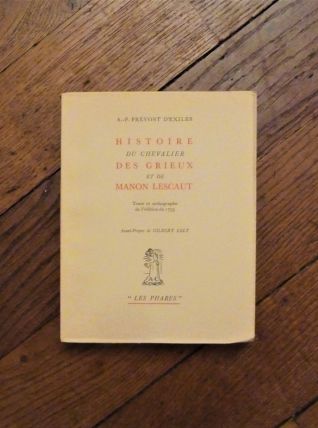 Histoire du Chevalier des Grieux et de Manon Lescaut