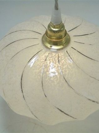  Suspension en verre moucheté 