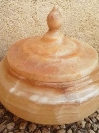 Bonbonnière pierre Onyx, vintage