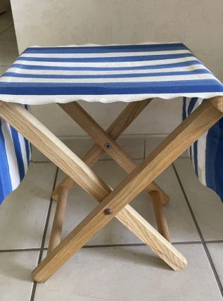 Tabouret de camping ancien