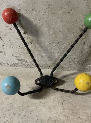 Patère boules années 50