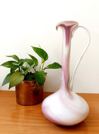 Aiguière Murano rose