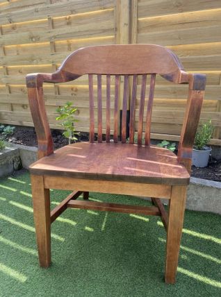 Fauteuil en bois exotique