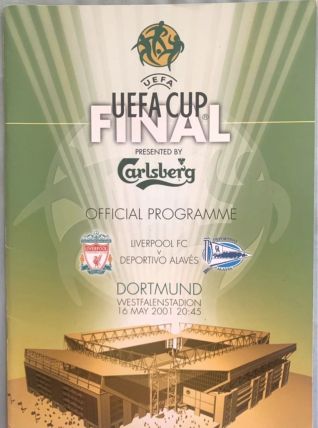 UEFA Cup Final, Liverpool v Deportivo Alaves, 16.5.01