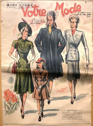 Midi Libre Votre Mode, 10th April 1947
