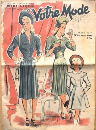 Midi Libre Votre Mode, 27th March 1947