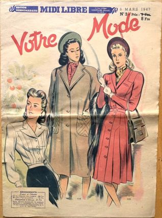 Midi Libre Votre Mode, 6th March 1947