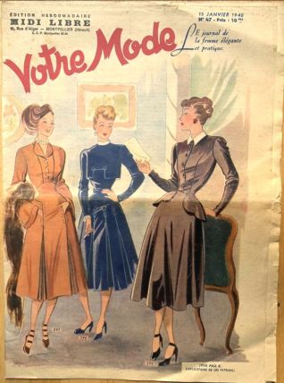 Midi Libre Votre Mode, 15th January 1948