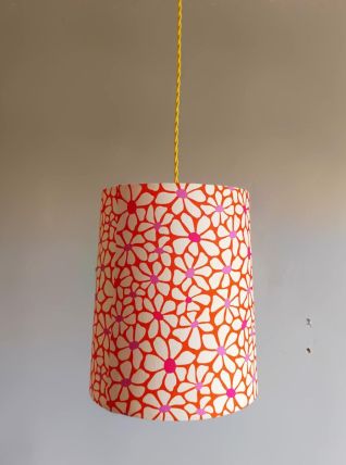 Suspension fleurs vintage 1970 sur-mesure