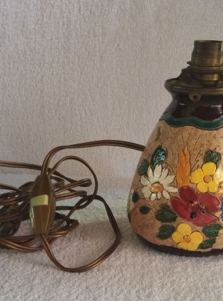 Pied de Lampe céramique J. Massier Vallauris 