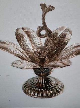 Cendrier pétales de fleurs  Cendrier décoratif en métal arge