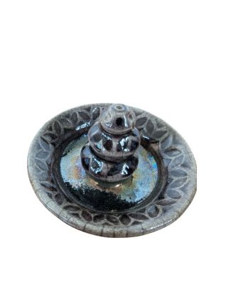 Porte-encens artisanal en terre cuite – Maghreb