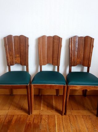 Chaises art déco 1940 