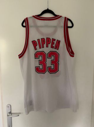Maillot collector vintage domicile NBA Chicago Bulls home je