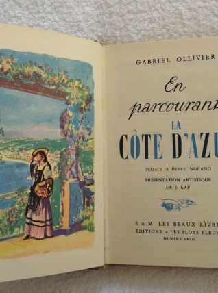 En Parcourant la Côte d'Azur-éd. Les Flots Bleus1952