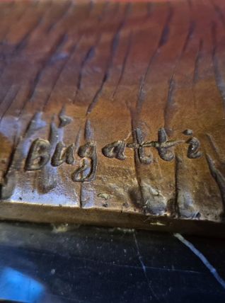 Oeuvre : Statue en bronze Bugatti